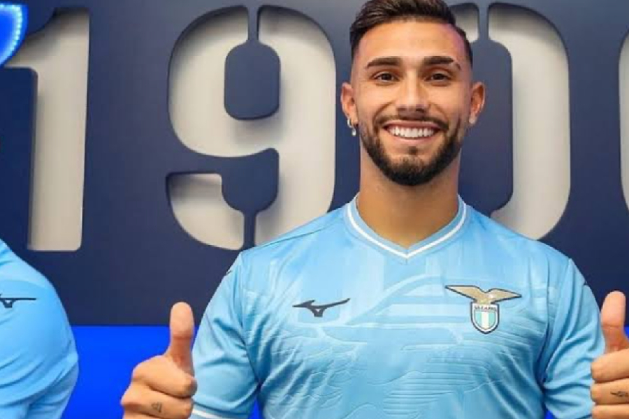 Taty Castellanos em sua apresentação pela Lazio - Divulgação Lazio